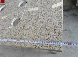 G350 Granite Kitchen Countertops,Shandong Giallo,Yellow Rusty Stone Granite,Golden Sesame Granite, New G682