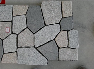Granite Cubes on Net, Dayang Red&G603&G682&G654 Pavers, Natural Split/Tumbled Paving Sets, for Driveway & Garden & Courtyard Paving