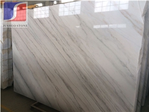 Guangxi White Marble Slabs, Tiles, White Marble with Grey Lines, Natural Building Stone Flooring,Feature Wall,Clading,Guangxi Bai Marble Slab/Hotel Interior Decoration
