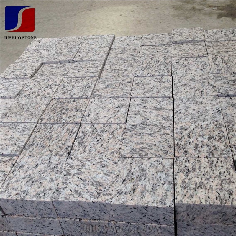 Tiger Skin Steppers,Tiger Skin Granite Cube Stone,Tiger Skin Yellow Granite Flamed Cube Stone＆ Pavers,Driveway Paving Stone, Garden Stepping Pavements