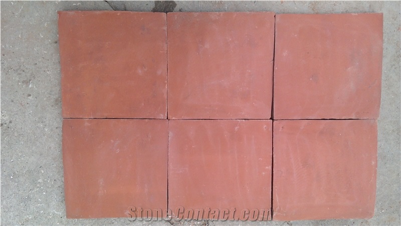 Red Handmade Terracotta Tile