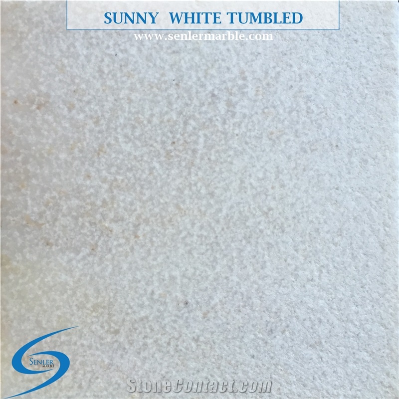 Sunny White Tumbled