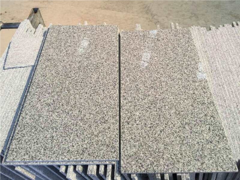Polished New G603 Light Grey Granite Paving Tiles