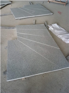 Polished New G603 Light Grey Irregular Granite Stairs