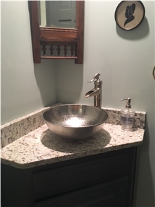 Giallo Ornamental Bath Top Vessel Sink