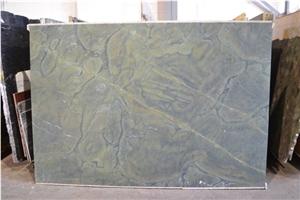 Green Peas Quartzite Polished and Leathered 3cm Slabs, Vitoria Regia Quartzite