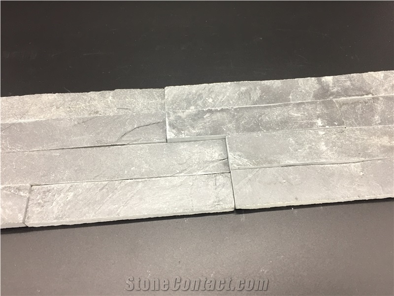 Dark Grey Slate Wall Panel Tile (600x150mm)