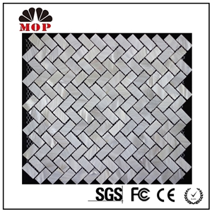 Mop-G39 15*30mm Mother Of Pearl Shell Mosaic Tile