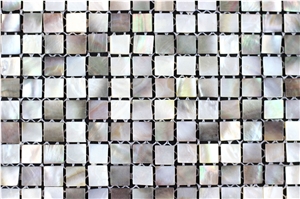 Mop-G41 Black Lip Shell Kitchen Backsplash Shell Mosaic Tile