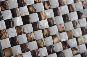Mop-M13 15*15mm Shell Mosaic Tile Club