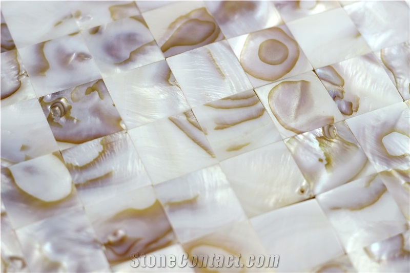 Mop-M23 Kitchen Backsplash Mother Of Pearl Shell Mosaic Tile