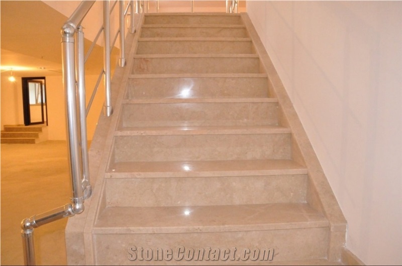 Beige Marble Staircase