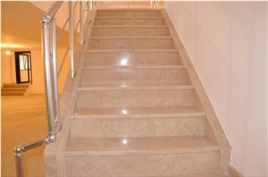 Beige Marble Staircase