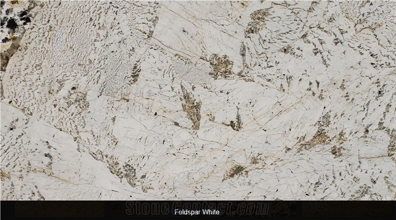 Feldspar White Granite Slabs