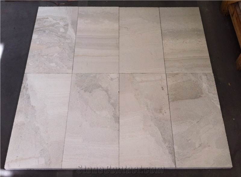 Giron Grey Sandblasted Brushed 610x305x30mm Tiles