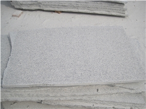 Shandong White Granite, China White Granite Tiles, Flamed Paving Sets Tiles