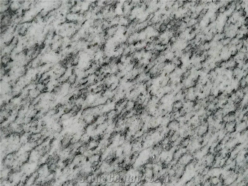 Silk White Granite, Cloud Silk White Grain Granite, China White Granite Slabs Polishing, Polished Wall Floor Covering Tiles, Walling, Flooring, Skirtings