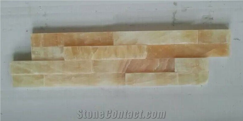 Honey Onyx Cultural Stone, Wall Cladding, Stacked Stone Veneer