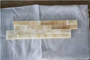 Honey Onyx Cultural Stone, Wall Cladding, Stacked Stone Veneer