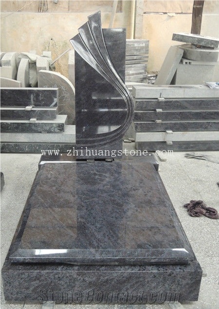 Good Quality Germany Straight Style G654/ Dark Gray/ Pandang Black Granite Western Style Monuments/ Monument Design/ Western Style Tombstones/ Single Monuments/ Gravestone