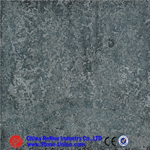 China Blue Limestone Tile & Slab, Limestone Flooring Wall Tiles