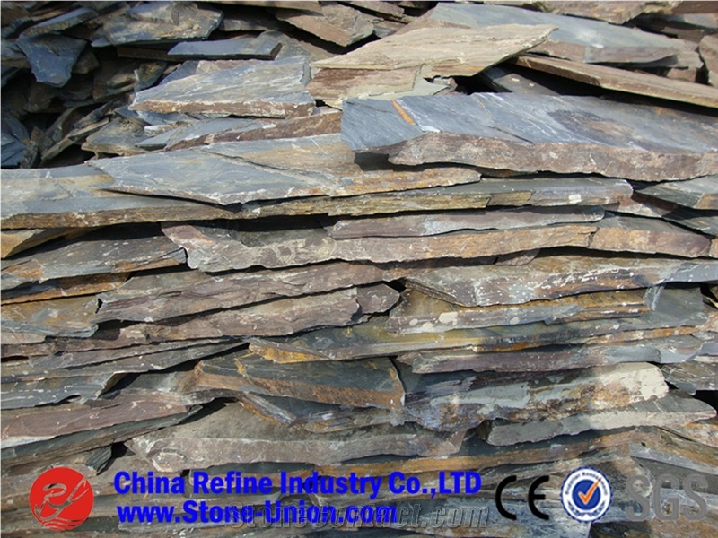 Yellow Rusty Slate Material Strip Culture Stone