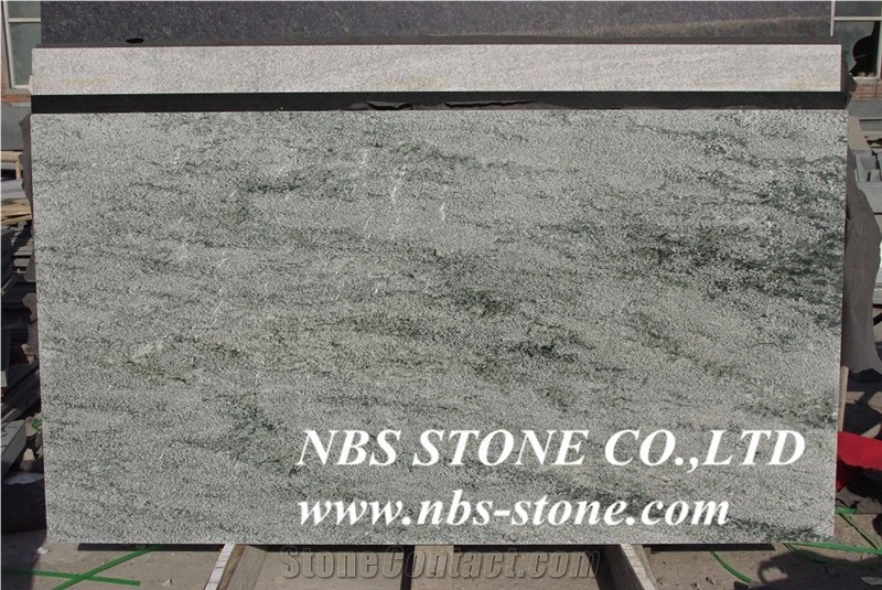 Fantasy Green Granite Polished Tiles& Slabs,Flamed,Bushhammered,Cut to Size for Countertop,Kitchen Tops,Wall Covering,Flooring,Project,Building Material