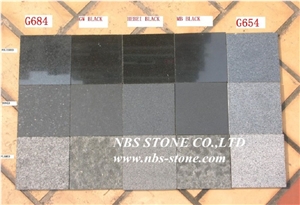 G683 Granite,Polished Tiles& Slabs,Flamed,Bushhammered,Cut to Size