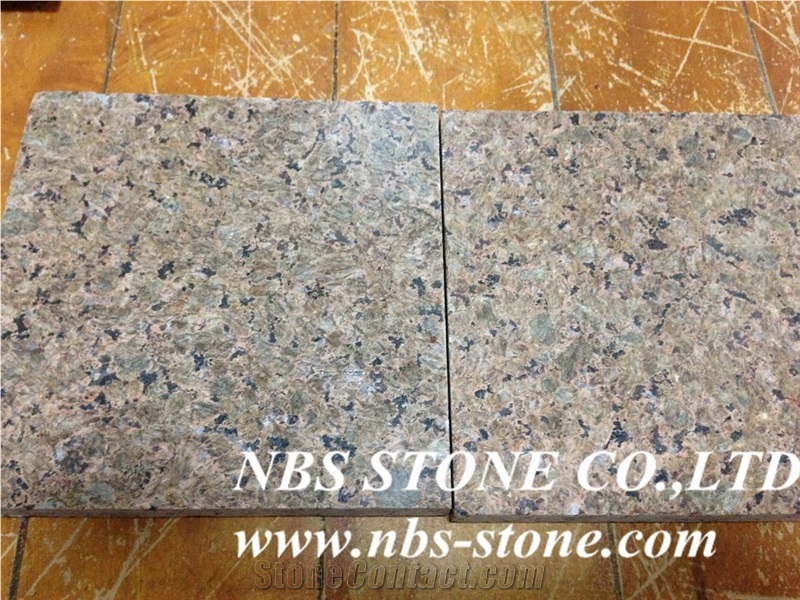 Golden Leaf Granite,Polished Tiles& Slabs,Flamed,Bushhammered,Cut to Size for Countertop,Kitchen Tops,Wall Covering,Flooring,Project,Building Material