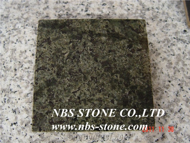 Si Chuan China Green Granite,,Polished Tiles& Slabs,Flamed,Bushhammered,Cut to Size for Countertop,Kitchen Tops,Wall Covering,Flooring,Project,Building Material