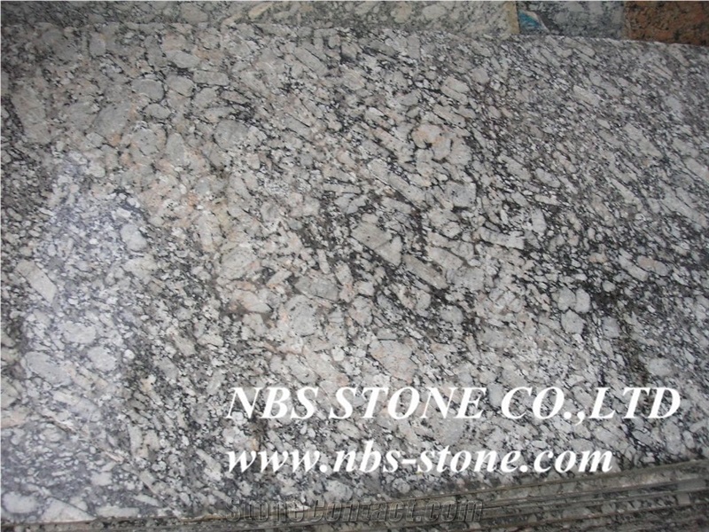 White Diamond Grain Granite,Polished Tiles& Slabs,Flamed,Bushhammered,Cut to Size for Countertop,Kitchen Tops,Wall Covering,Flooring,Project,Building Material