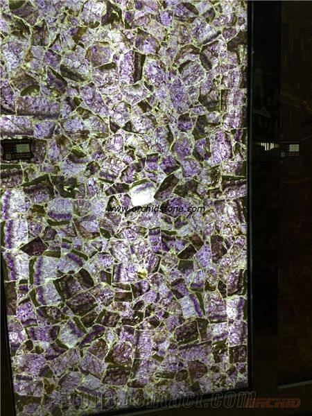Amethyst Semiprecious Stone For Kitchen Countertops Lilac Quartz