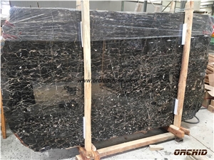 Athena Portoro Black & Gold Marble Tiles & Slabs