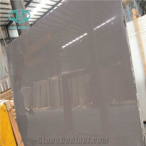 Artificial Polished Grey Marble Slabs for Interior Decoration