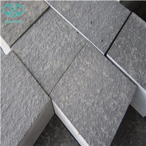 China Basalt Zhangpu Black Basalt Cobble Stone Natural Spilt Paving Stone Way Paver