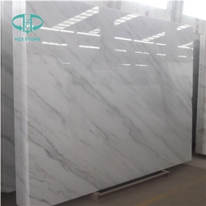 China Carrara Polished/Guangxi White Marble Tiles
