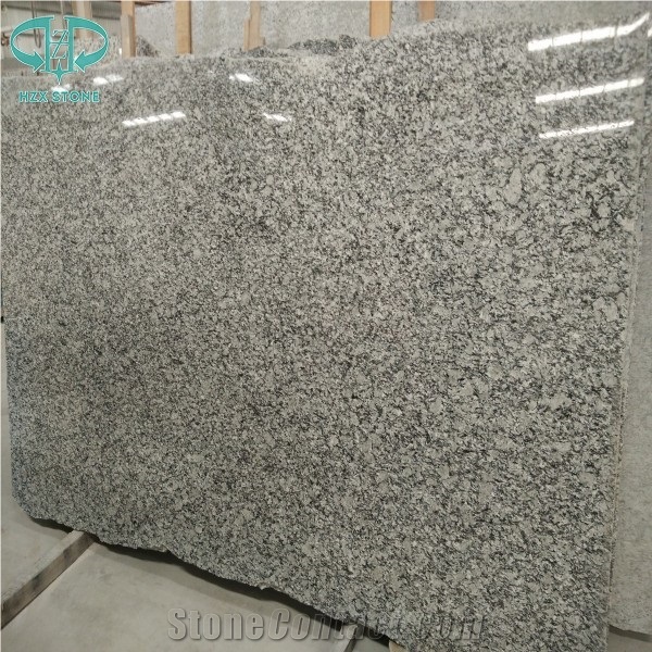 China Granite, White Wave Granite, China White Sea Wave Granite Slabs / White Granite Tiles for Building, Tiles/Slabs, Floor Covering, Spray White Granite