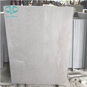 China Guangxi Grey Travertine Polished Tiles for Flooring,Wall Covering