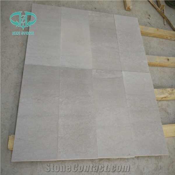 China Light Grey Travertine Polished for Flooting/Walling