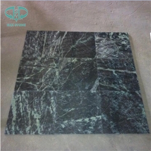 Dark Green Marble Tile & Slab, Verda Green Marble Floor Covering Tiles