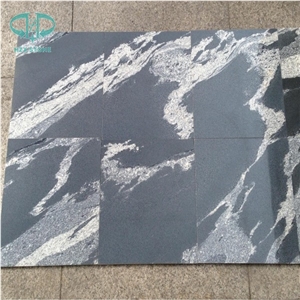 Fantasy Black Granite, Nero Fantasy Granite Slabs & Tiles, Interior Decoration Granite, China Black Granite, Big Slabs