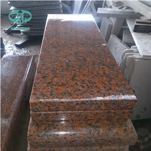 G562 Maple Red Polished Granite Slabs Light, China Red Granite Slab and Tiles