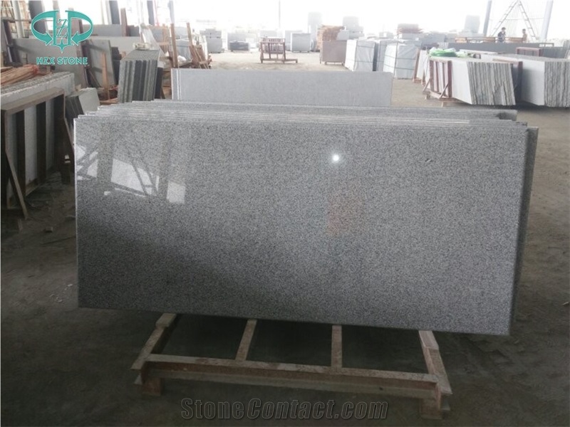 Hubei G603 White Grey Granite Slabs Granite Kitchen Countertops