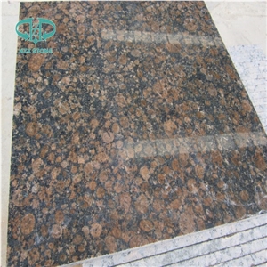 Polished Baltic Brown Granite Tiles for Wall and Flooring