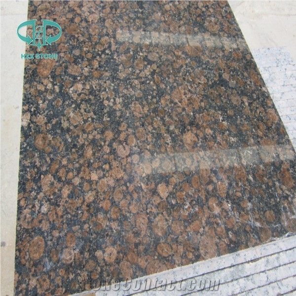 Polished Baltic Brown Granite Tiles