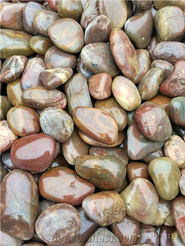 Polished Colorful Pebbles,Mixed Pebble Stone,River Stone