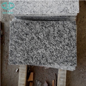 Polished White Wave Granite Tiles Slabs, White Wave Granite, China White Sea Wave Granite Slabs / White Granite Tiles for Building, Tiles/Slabs, Floor Covering, Spray White Granite