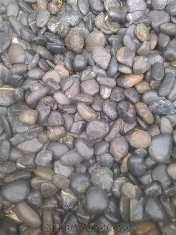 Polished Yellow Pebbles,Pebblestone,River Stone