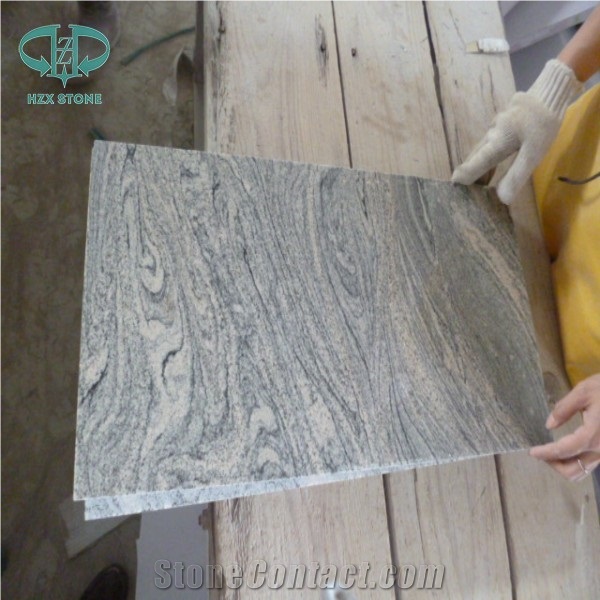 Silver Waves Granite Wall Tiles, China Juparana Floor Tile, Desert Gold Granite Tiles, Desert Flower