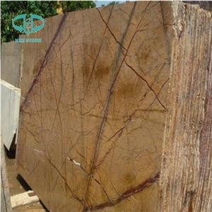 Tropical Rainforest Gold Polished Marble Slabs/Tiles